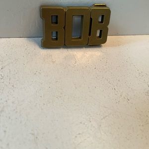 1980’s vintage brass colored belt buckle